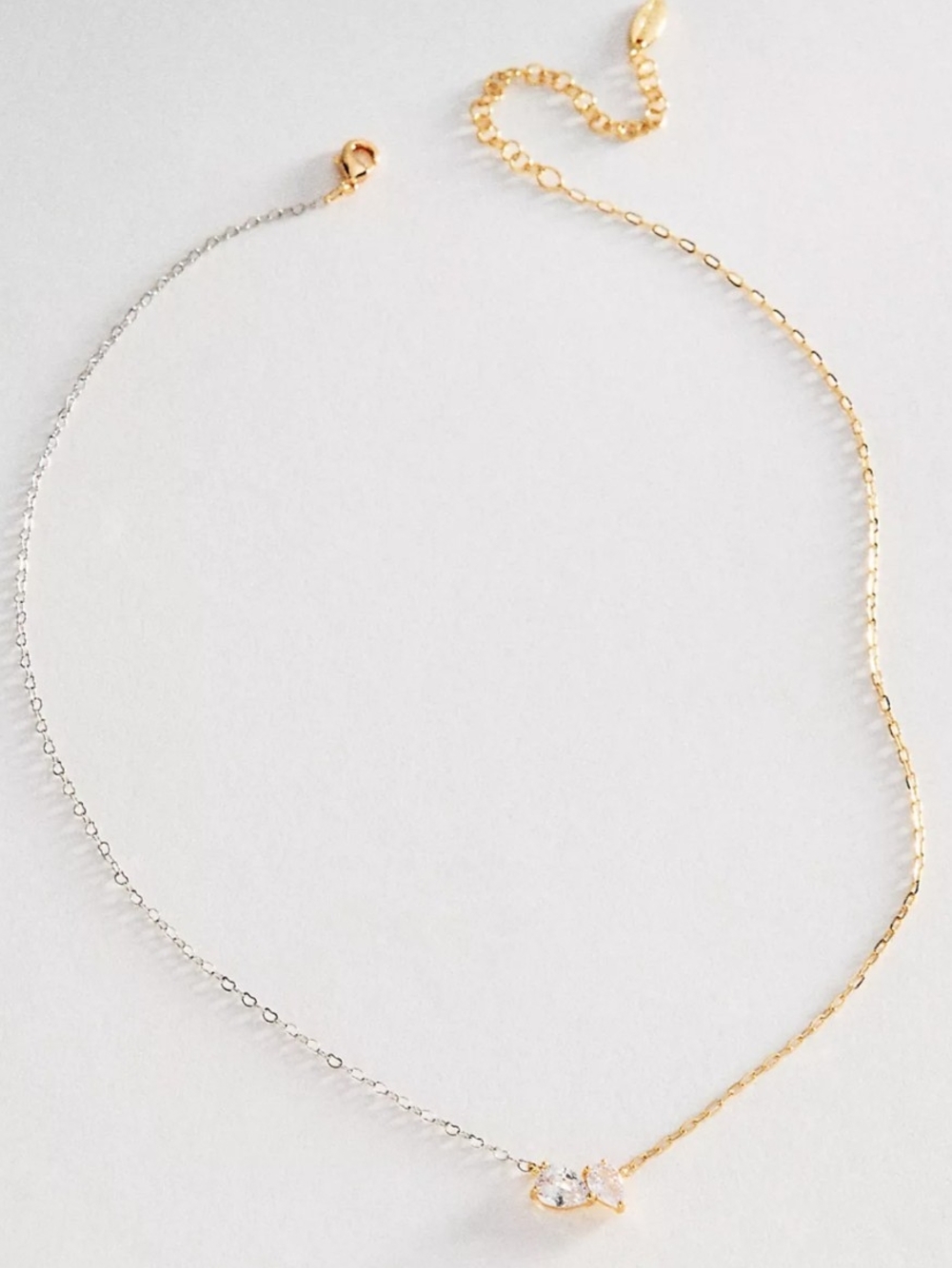 Anthropologie Delicate Mixed Stone Necklace NWT
